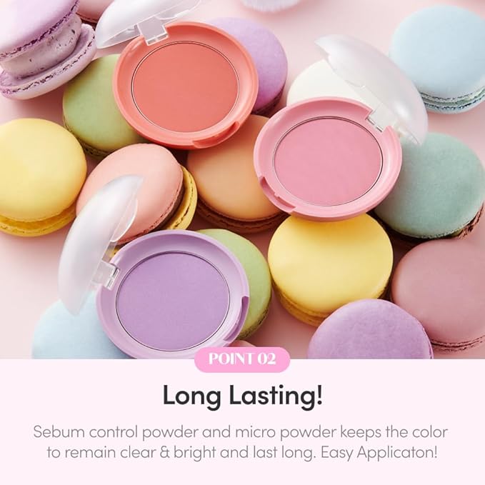 ETUDE Lovely Cookie Blusher #BE101 Ginger Honey Cookie 4g | Glowing & Natural Powder Blush with Long-Lasting Sebum Control | Easy Application | Puffy Cushion for a Lovely Makeup Look