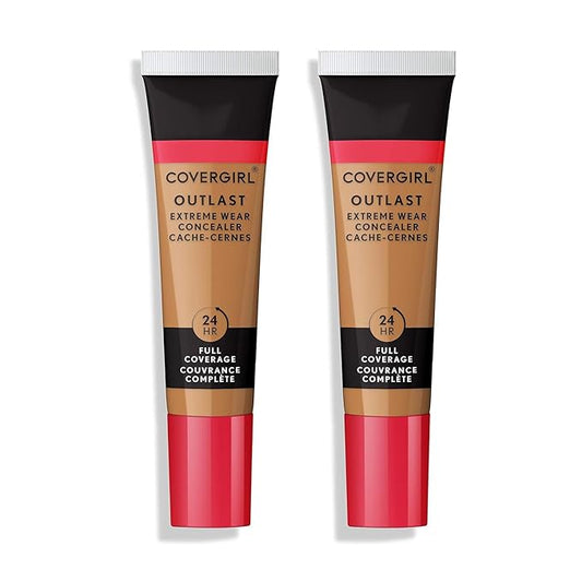 COVERGIRL Outlast Extreme Wear Concealer, Natural Tan 862, Shelf Pack of 2