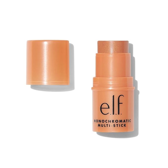 e.l.f. Monochromatic Multi Stick, Luxuriously Creamy & Blendable Mango, (4.4g) 0.155 Oz
