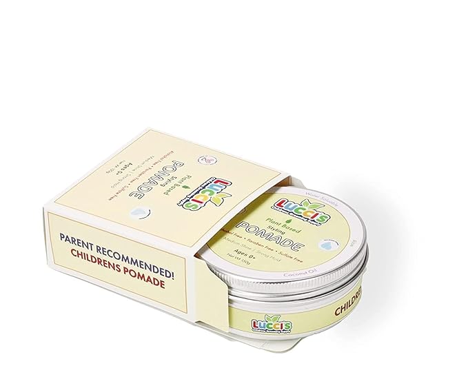 Baby Hair Gel – 5oz Plant-Based Styling Hair Pomade for Infants – No Parabens or Sulphates – Medium Shine and Strong Hold Hair Paste for Kids