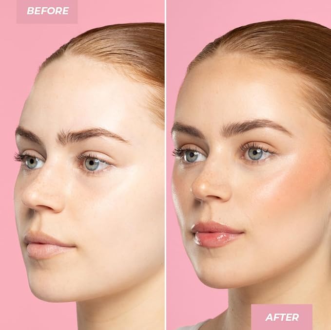 MCoBeauty Baby Face Multi-Use Cream Stick, Kitty Coral Pearl Shade, Silky Smooth, Buildable Blush for Eyes, Lips & Cheeks, Vegan, Cruelty Free Cosmetics