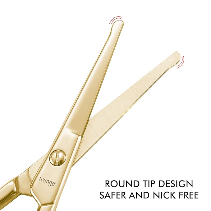 Livingo professional nose hair scissors,