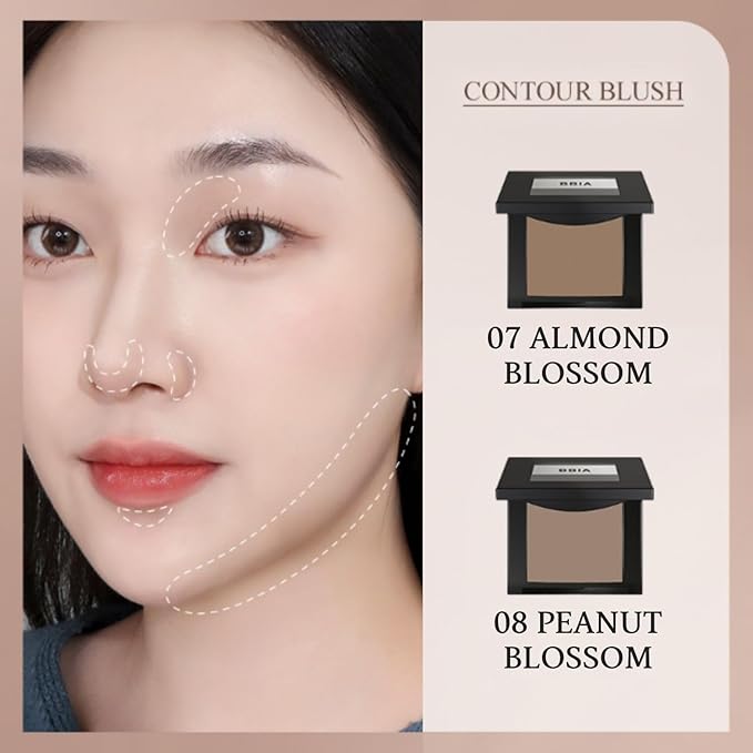 BBIA Last Blush 11 Color / 0.09oz - High Pigment Makeup Blush, Shape, Contour & Highlight Face, Long-lasting, Matte Finish (03 PEACH BLOSSOM)