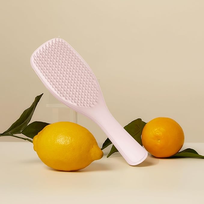 Tangle Teezer Plant-Based Ultimate Detangler Brush, Dry & Wet Hair Brush, Eliminates Knots & Reduces Breakage for All Hair Types, Marshmallow Pink