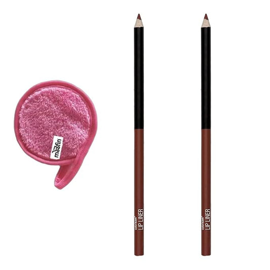 Color Ico Lip Lier Pecil, Budled With Makeup Cleasig