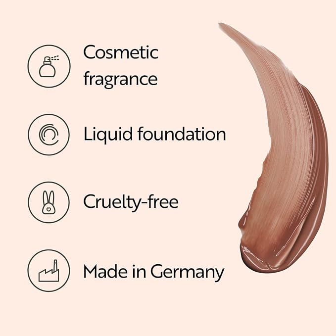 M. Asam MAGIC FINISH Supercharge Serum Foundation Deep Almond (1.01 Fl Oz) - Moisturizing Make Up & Firming Face Serum In One, Anti-aging CC Cream With Optimal Coverage & Hyaluronic Acid