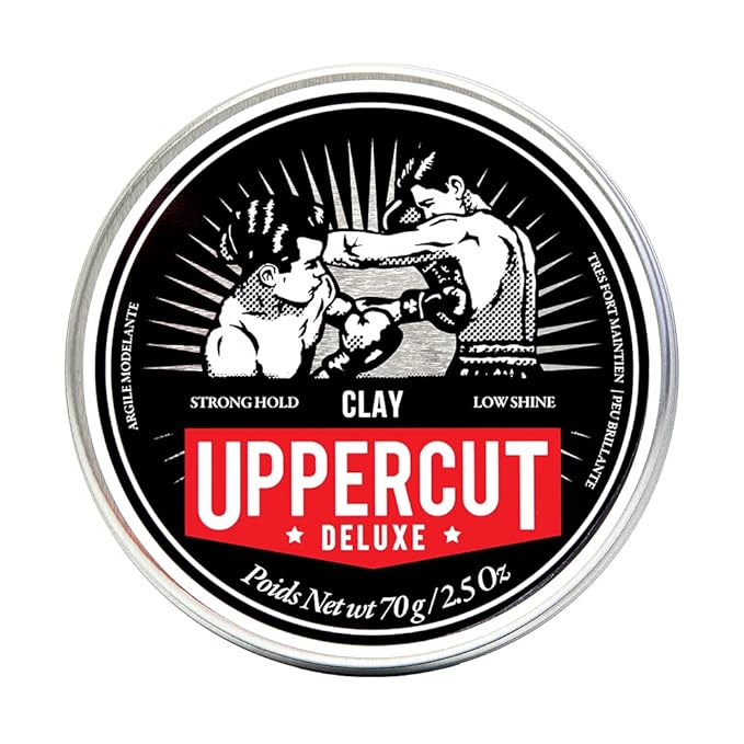 Uppercut Deluxe Clay, Strong Hold, Low Shine, 2.5 Ounces