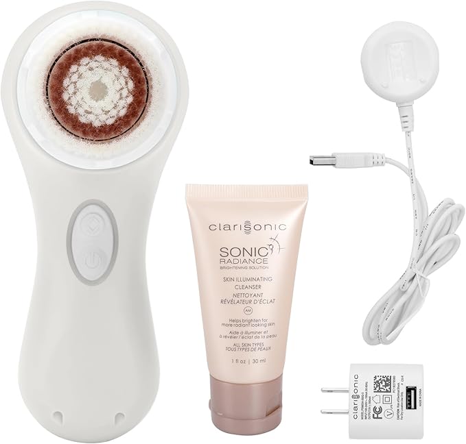 Clarisonic Mia 2 Acoustic Wave Facial Skin Facial Cleansing Brush (White)