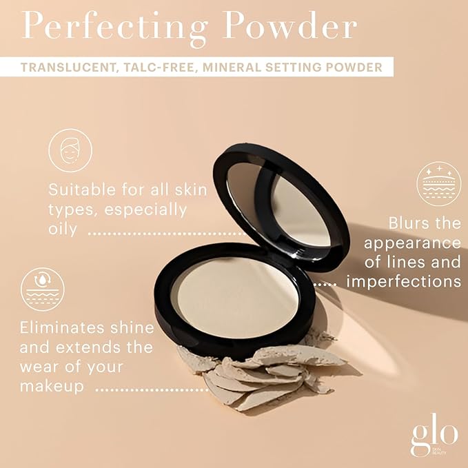 Glo Skin Beauty Perfecting Powder | Translucent Mineral Matte Finish