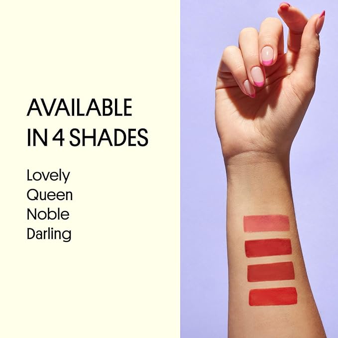 Winky Lux Cheeky Rose Liquid Blush, Gel Cream Blush Wand, Blendable & Buildable Pigment, Long Lasting Weightless Velvet Finish, Dusty Rose Blush, Noble