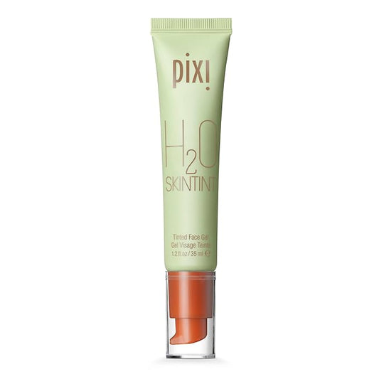 Pixi Beauty H2O SkinTint Tinted Face Gel, 1.2 fl oz / 35 ml, Mahogany