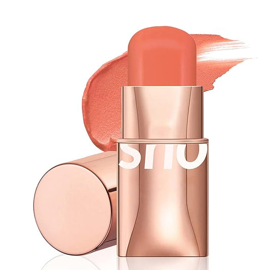 Blush Stick for Cheeks Makeup,Waterproof Cream Blush Face