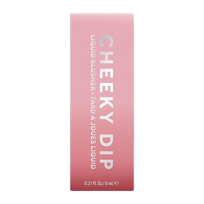 W7 Cheeky Dip Liquid Blusher - Pigmented Colour For Cheek Makeup - Satin Matte Finish - Lustful (Pink)