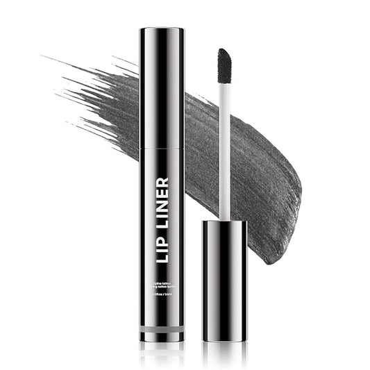 OETUIOW Lip Stain, Lip Liner, Waterproof Moisturizing Long-Lasting, Non-Stick Cup for Women All Skin Types, Black Color