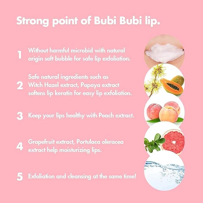 UNPA Bubi Bubi Bubble Lip Scrub,