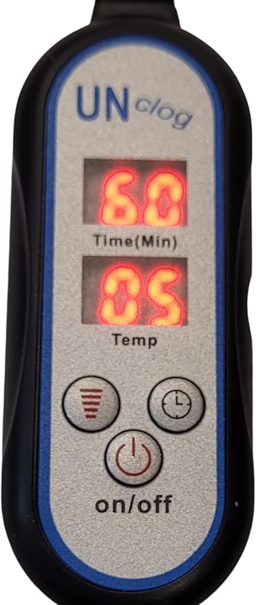 Unclog(ic) Professional All in One Eye Compress for Eye Care LED Controller | with 5 Adjustable Heat Settings and Self Timer