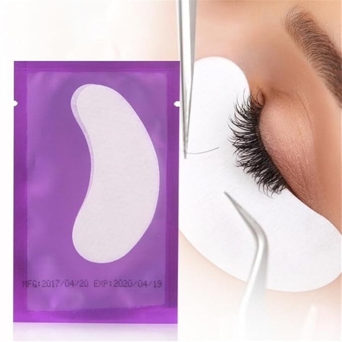 Eye Gel Patches,Under Eye Pads Lint Free Lash Extension Eye Gel Patches for Eyelash Extension Eye Mask Beauty Tool (100)