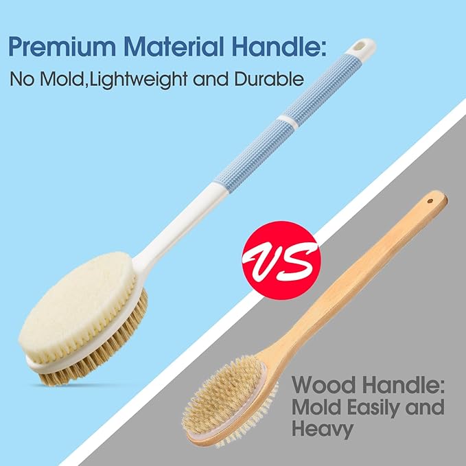 Back scrubber anti slip for