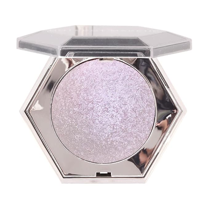 Purple Pink Shimmer Highlighter Highlight Makeup Contour Powder Palette， Face Illuminator Highlighter, Blush and Makeup Highlighter Bronzer Palette Highlighter+Makeup iluminadores Illuminator Make Up (Pink)