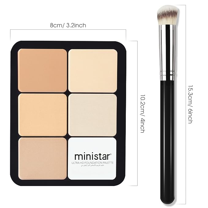 12 Colors Cream [Contour+Concealer] Makeup Palette for Cheeks