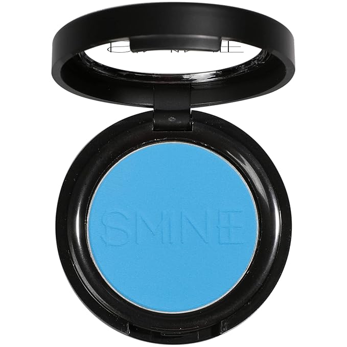 IS'MINE Single Sky Blue Matte Eyeshadow, High Pigment, Longwear, Intense Color Best Pressed Eye Makeup for Day & Night
