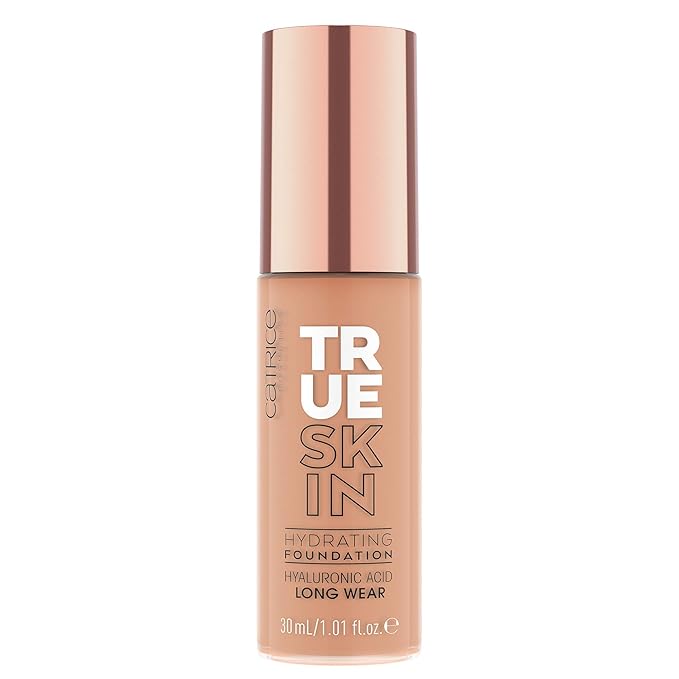 Catrice | True Skin Hydrating Foundation | Lightweight Buildable Coverage with Hyaluronic Acid and Watermelon Seed Oil | Vegan & Cruelty Free (065 | Warm Cinnamon)
