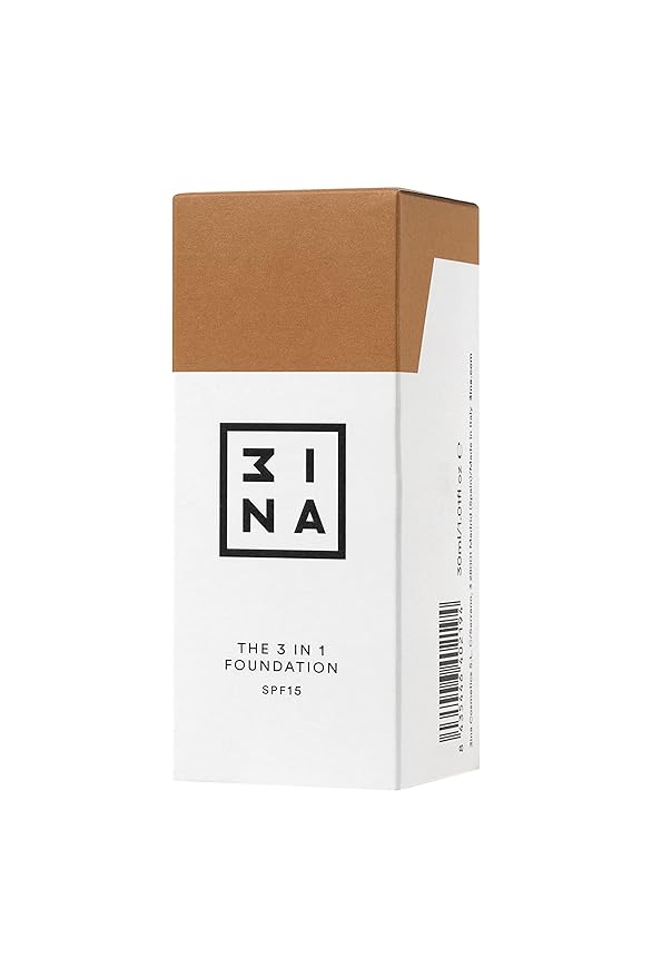 3INA The 3-In-1 Foundation 218 - Vegan Formula - Combination Of Primer, Concealer And Foundation - Medium Coverage - Natural Finish - Perfect For Covering Lines And Blemishes - Long Lasting - 1.01 Oz