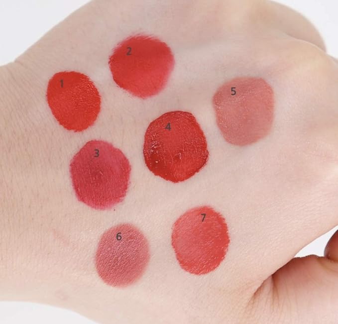 PASSIONCAT Long Lasting Lip Stain for Lips and Cheek Tint | High Pigment Color | lightweight Matte Finish | Weightless | Full Coverage | Twist Velvet Tint #7 (No.7)