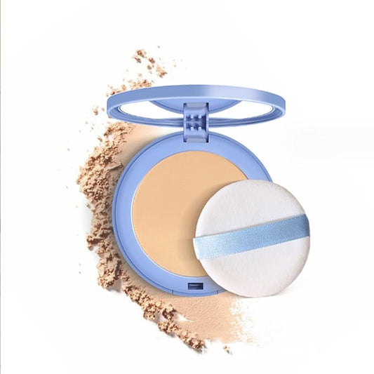Oil Control Pressed Powder, Matte Smooth Face Setting (BROWN 2#)