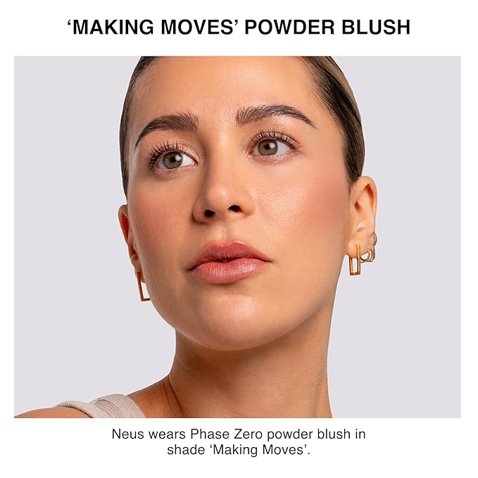 Makeup Powder Blusher - "Making Moves" - 4g / 0.141oz - Pigmented, Lightweight Powder Blushes for a Radiant, Natural Glow