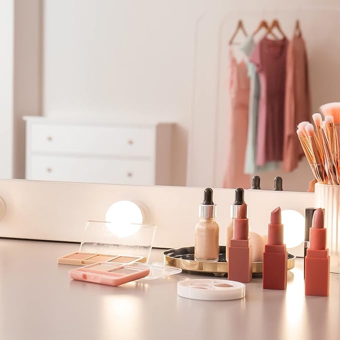 VOCOSTE 4 Pcs Makeup Spatula Mini Spoon, Eye Cream Massage Sticks Beauty Scoop, for Facial Cosmetic Face Cream, Zinc Alloy 2.32"x0.30", Silver Tone