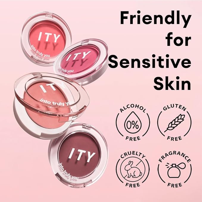 ITY Mood Blush, Blush for Cheeks Makeup,Moisturizing Creamy 0.18 oz