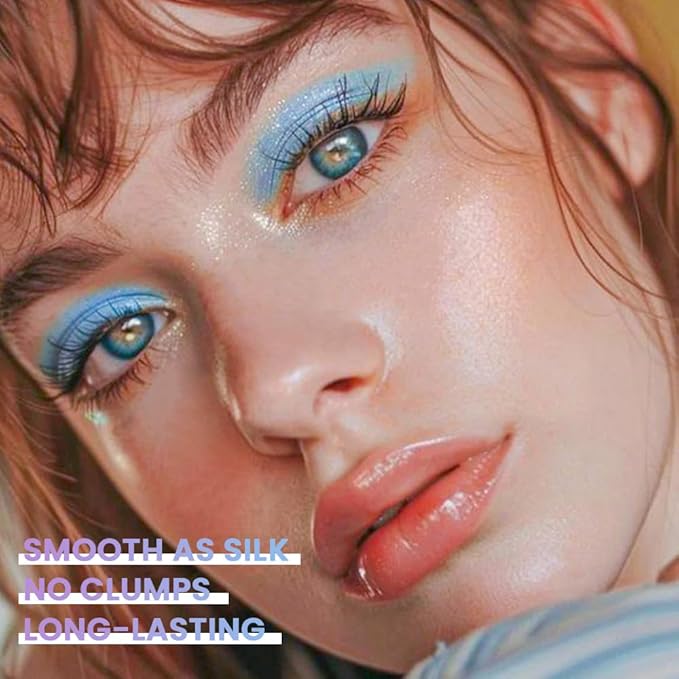 evpct 12Pcs Capsule Cream Eye Shadow Brightener Sticks Set for Eyes, Pearl White Smokey Black Gray Khaki Royal Blue Violet Purple Silver Shimmer Matte Pencil Eye shadow Applicator Stick Palette Makeup