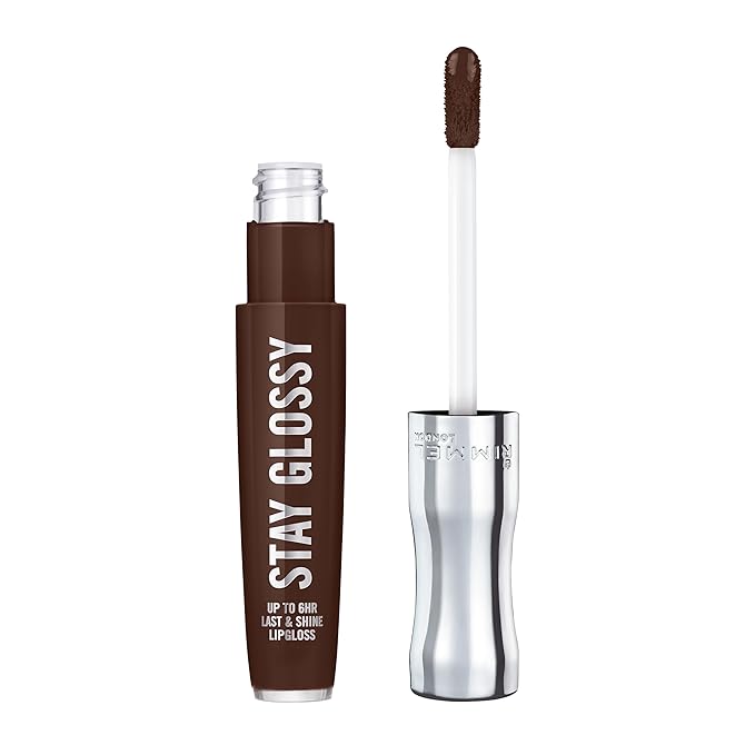Rimmel London Stay Glossy, 435 Cocoa Kiss, Lip 18oz