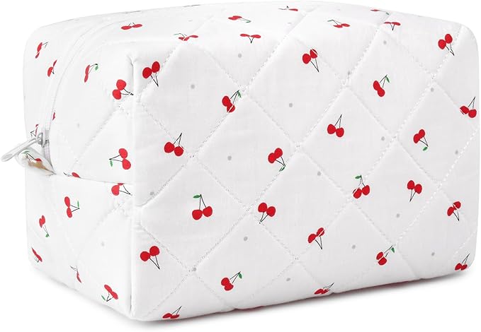 Soidram cute makeup bag quilted
