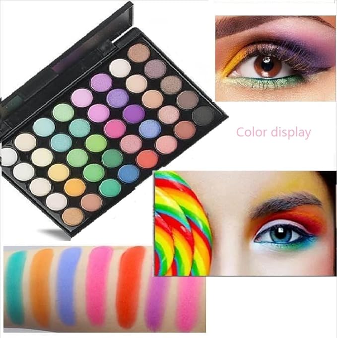 40 color Highly Pigmented Eye Makeup Palette, Matte
