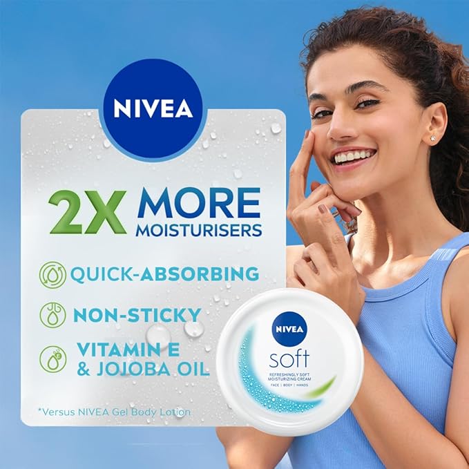 NIVEA Soft Light Moisturising Cream, 300ml