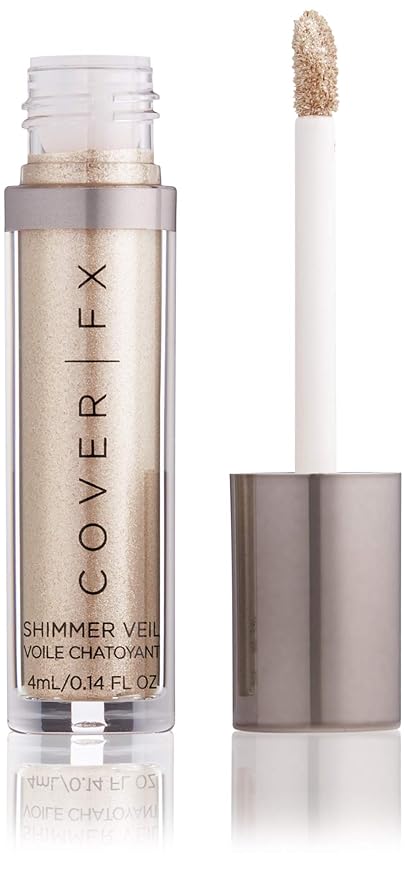 COVER FX Shimmer Veil - Mercury - Weightless Cream Shimmer - Crease-Proof - Transfer-Proof Formula - Multidimensional Shine - Eyes, Cheeks and Lips