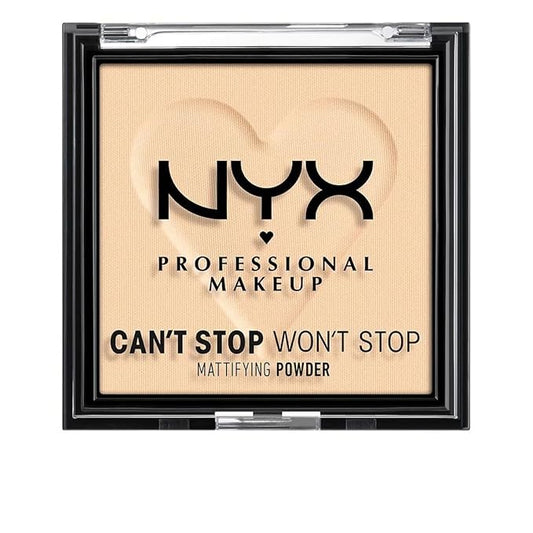 NYX PROFESSIONAL MAKEUP Can't Stop Won't Stop Mattifying Pressed Powder - Light
