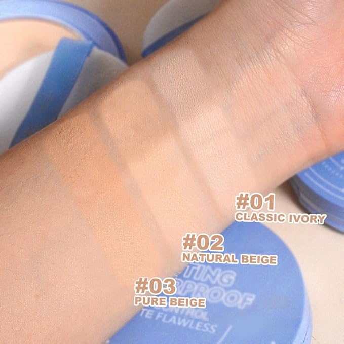 Pressed Matte Face Powder Makeup & Setting Powder N.W (01#) 10g