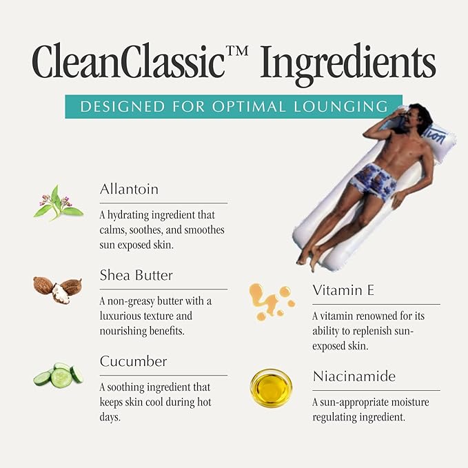 Vacation Mineral Lotion Sunscreen SPF 30 + Air Freshener Bundle, Premium Zinc Sunscreen For Sensitive Skin, Hydrating + Lightweight Mineral Based Sunscreen, Dermatologist Tested, 3.4 fl. Oz.