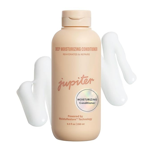 Jupiter Deep Moisturizing Conditioner – Moisturizing, Nourishing, and Strengthening Hair Care – Daily Scalp & Hair Hydration for Silky Strands – Color-Safe, Sulfate-Free, Paraben-Free, 9.5 fl. oz.
