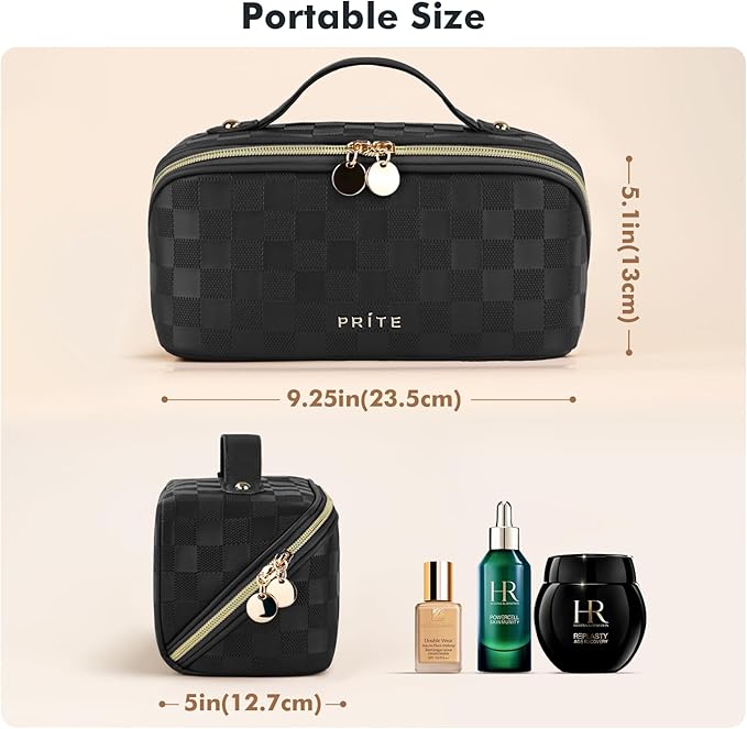 Prite travel cosmetic bag makeup