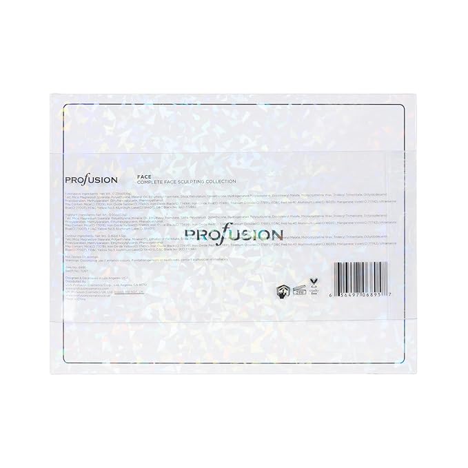 Profusion Cosmetics Complete Face Sculpting Collection for Festive Glam, Indulge in Luxury with Ultimate Makeup kit and Achieve Stunning Looks for Glamorous Holiday (Nude)