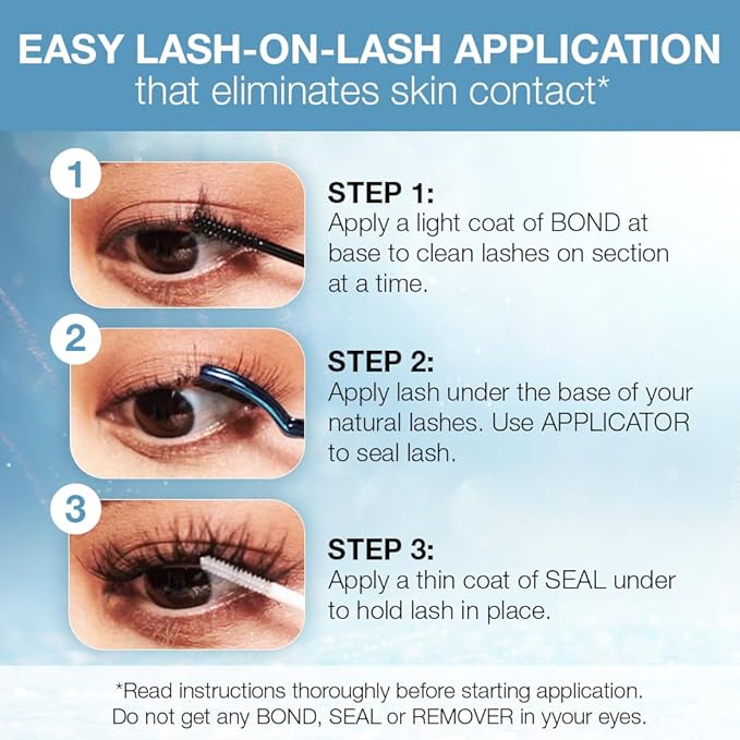 Ardell Seamless Light-as-Air Underlash Extensions Refill Kit - DIY Lash Clusters, Eyelash Extension, Customizable & Lightweight, Natural Look Lashes, 1-Pack