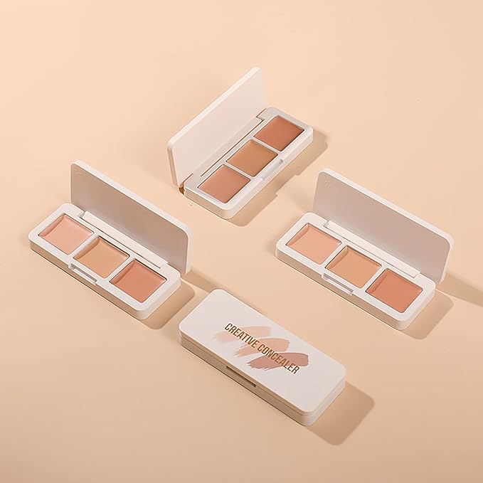IFiona Tricolor Concealer to Cover Spots,Stains,Acne,Freckles and Brighten