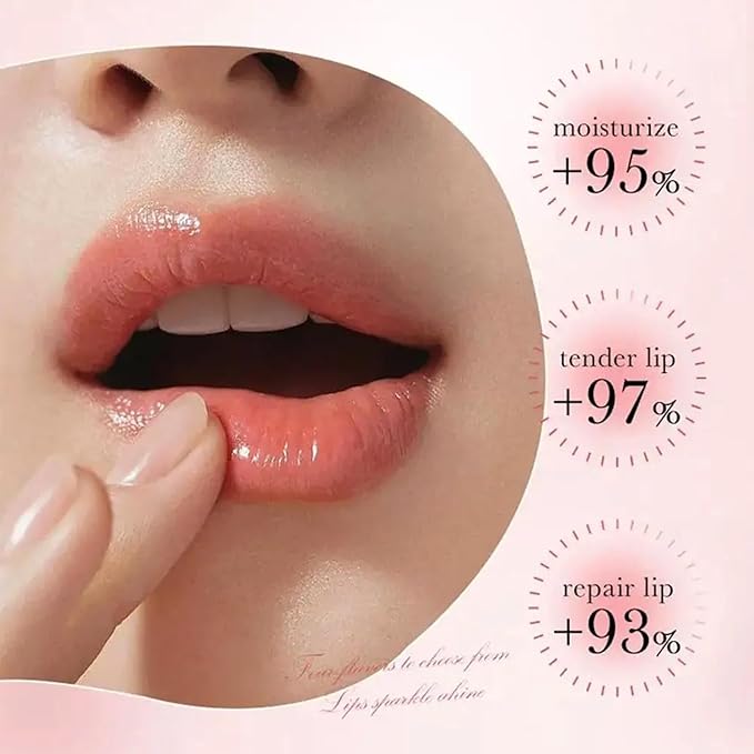 2 PCS Moisturizing Honey Pot Lip Oil Lip Moisturizing