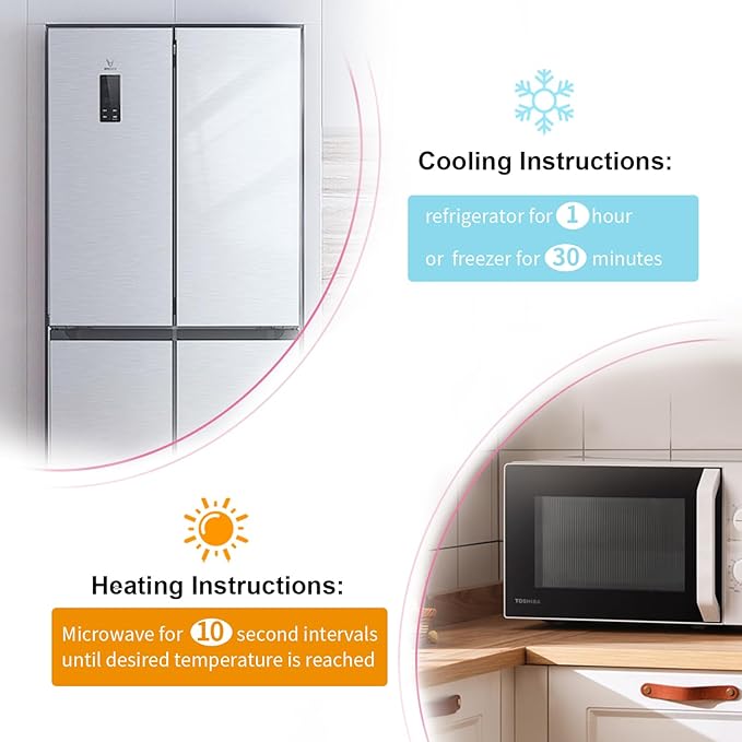 Cold face eye masks ice