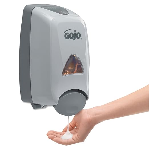 GOJO Luxury Foam Antibacterial Handwash, Fresh Fruit Fragrance, 1250 mL Foam Hand Soap Refill for GOJO FMX-12 Push-Style Dispenser (Pack of 3) – 5162-03