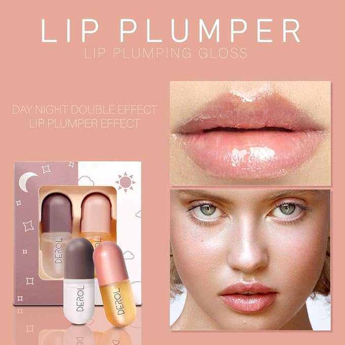 DEROL Lip Plumper by Vafee, Natural Night)